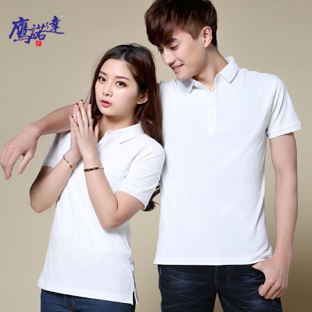 花灰翻領(lǐng)純棉萊卡T恤衫ID13258-8