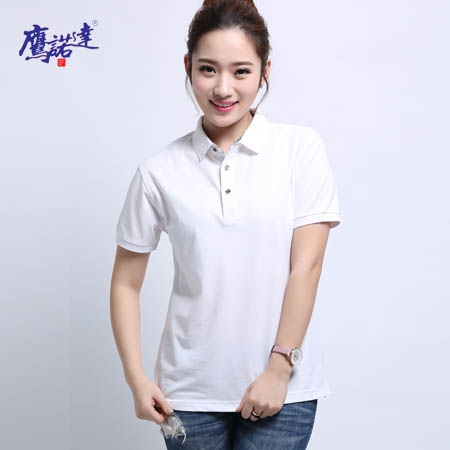 中綠提花領(lǐng)cvc抗起球纖維Polo衫ID6116-17