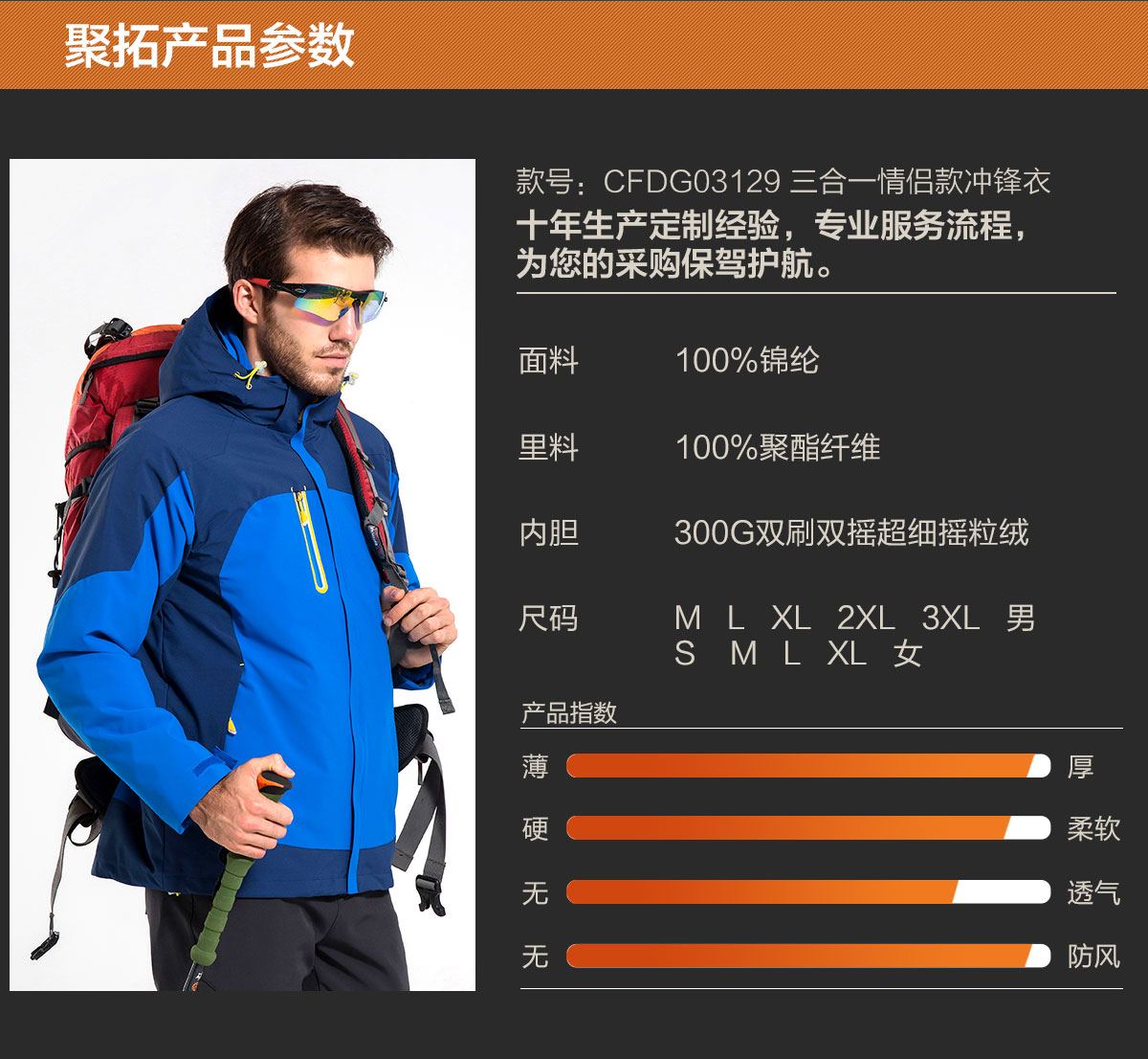 沖鋒衣定做廠(chǎng)家款式詳情介紹