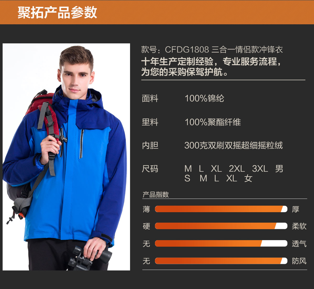 沖鋒衣定做廠(chǎng)家款式詳情介紹