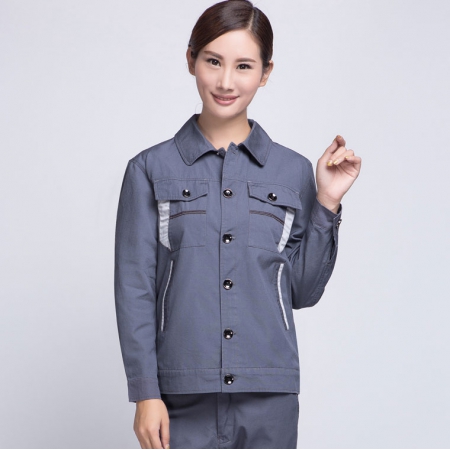 清灰色濟南工作服AC06-2-JN