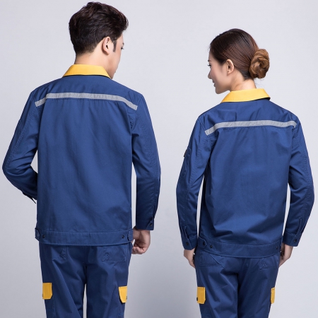 蟹青拼黃色廠(chǎng)服AC09-2