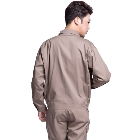 卡其色春秋長(cháng)袖工作服AC12-5